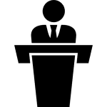 businessman-behind-podium-giving-a-speech